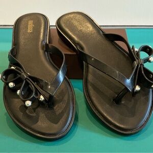 Melissa Slim II Flip Flop Sandals Size 8